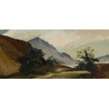 JOAN SUTHERLAND (TWENTIETH/ TWENTY FIRST CENTURY) OIL PAINTING ON BOARD ?Great Gable from Wasdale I?