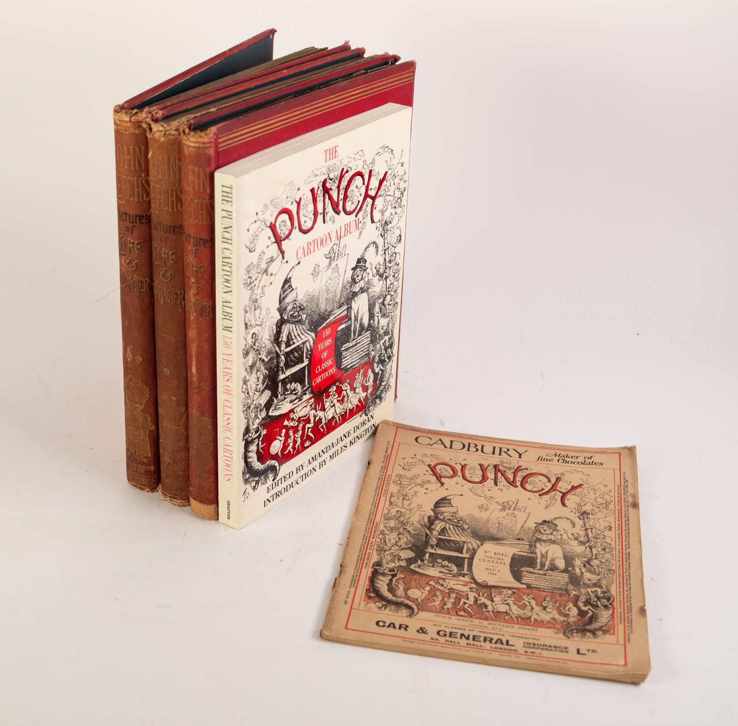 JOHN LEECH?S Pictures of Life and Character from the Collections of MR PUNCH, 3 vol set, pub