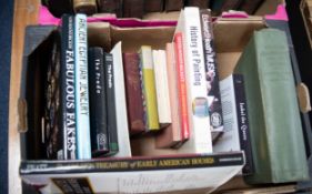 ART AND ANTIQUE REFERENCE, mainly hardback, various authors contents of one box