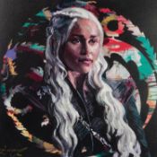 ZINSKY (MODERN) ARTIST SIGNED LIMITED EDITION COLOUR PRINT ?Mother of Dragons?, (24/95), with