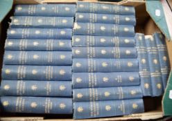 THE WORKS OF CHARLES DICKENS, STANDARD EDITION, PUBLISHED BY GRESHAM, Vols 1-20, blue cloth with