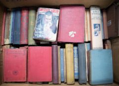 FICTION, MAINLY EARLY TWENTIETH CENTURY, various authors, contents of two boxes, (2)