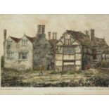 FOUR NINETEENTH CENTURY COLOURED TOPOGRAPHIC PRINTS OF MANCHESTER AND THE ENVIRONS: ?East View of