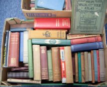 NON FICTION, VARIOUS AUTHORS, small quantity of FICTION, contents of two boxes, (2)