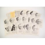 Leichner of London, The Art of Make-Up pamphlet and price list, together with a complete set of 16