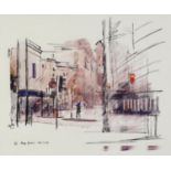 ALEX EVANS ARTIST SIGNED LIMITED EDITION COLOUR PRINT 7 Oxford Road, Manchester, (1/60) 9? x 11? (
