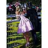 SHEREE VALENTINE DAINES (b.1959) ARTIST SIGNED LIMITED EDITION COLOUR PRINT ?Vision in Pink?, (32/