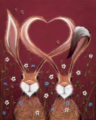 JENNIFER HOGWOOD (MODERN) ARTIST SIGNED LIMITED EDITION COLOUR PRINT ?Share the Love?, (11/125),