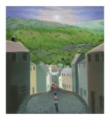 MACKENZIE THORPE (b.1956) ARTIST SIGNED LIMITED EDITION COLOUR PRINT ?The Boy Without a Bike?, (34/