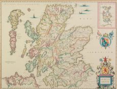 ANTIQUE HAND COLOURED MAP OF CUMBERLAND BY JOHN CARY 10? X 7 ¾? (25.4cm x 19.7cm) HAND COLOURED