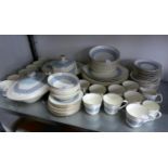 SEVENTY EIGHT PIECE ROYAL DOULTON ?COUNTERPOINT? PATTERN CHINA PART DINNER, TEA AND COFFEE