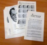 Leichner of London, The Art of Make-Up pamphlet and price list, together with a complete set of 16