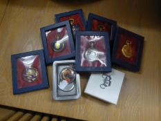 EIGHT MODERN QUARTZ POCKET WATCHES, BOXED