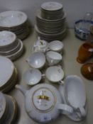 FIFTY EIGHT PIECE HUTSCHENREUTHER ?CAROLIS MAGNUS? PORCELAIN PART DINNER AND TEA SERVICE, now