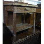 A PINE WASHSTAND