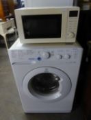 INDESIT AUTOMATIC WASHING MACHINE AND A MICROWAVE OVEN