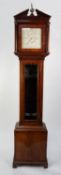 INTERESTING NINETEENTH CENTURY MAHOGANY CASED REGULATOR LONGCASE CLOCK, THE DIAL INSCRIBED: MADE FOR