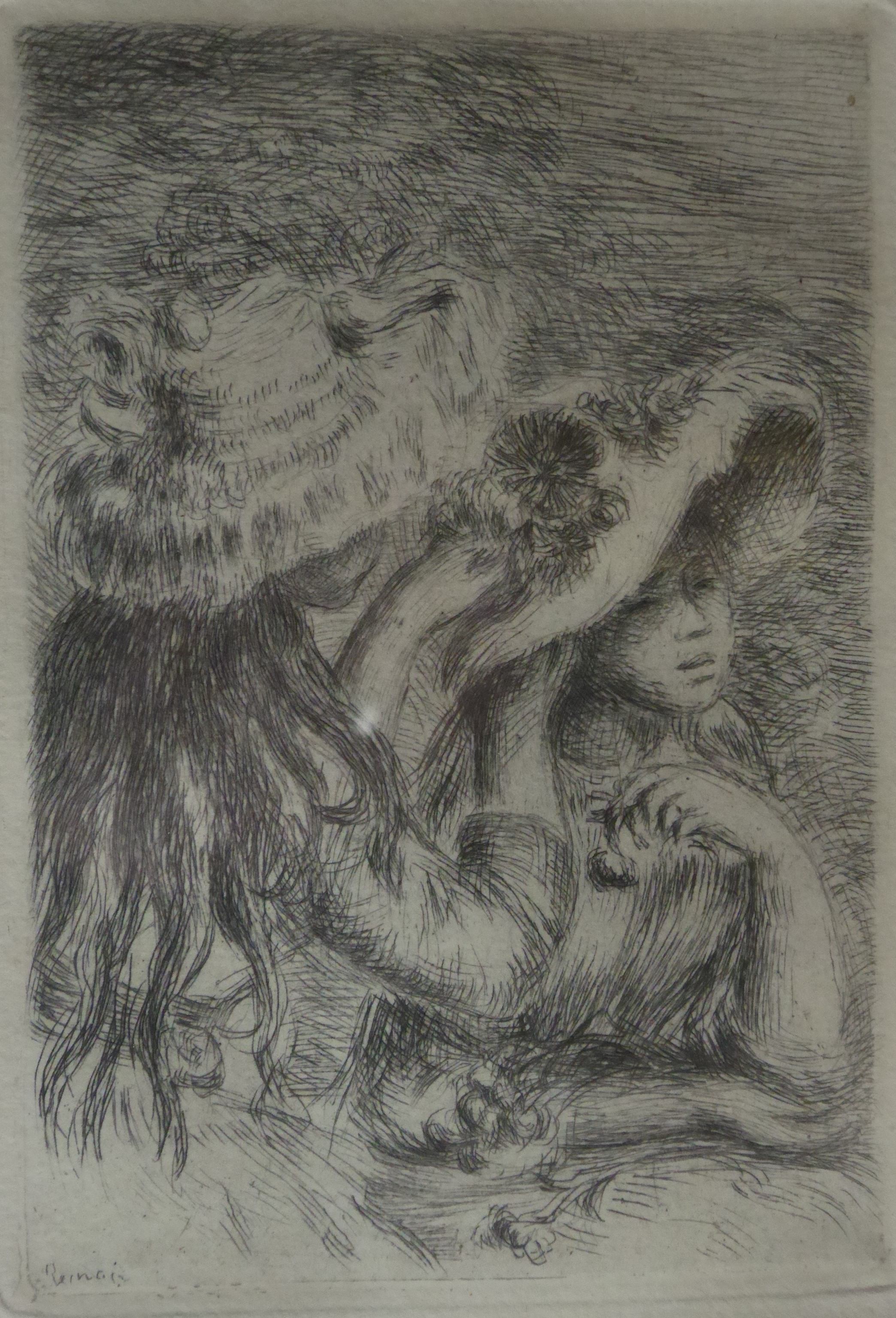 AFTER PIERRE AUGUSTE RENOIR (1841-1919) ETCHING7 ?Le Chapeau Epingle? Signed in the plate The
