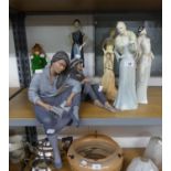 THREE ROYAL DOULTON ?REFLECTIONS? CHINA FIGURES, CHIC, HN2997, CHARISMA, HN3090, SOPHISTICATION,