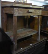 A PINE WASHSTAND