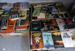 A QUANTITY OF CONTEMPORARY AND VINTAGE PAPERBACK FICTION, INCLUDING; PENGUIN, CORGI, SPHERE ETC...