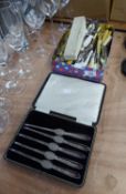 VARIOUS ELECTROPLATE PLATE TABLE CUTLERY