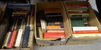 VICTORIAN LEATHER BOUND PHOTOGRAPH ALBUM, CONTAINING MAINLY FAMILY PORTRAITS AND A QUANTITY OF BOOKS