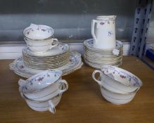 THIRTY PIECE REGENT CHINA ?EALING? PATTERN CHINA PART TEA SET, floral printed, comprising: SIX CUPS,