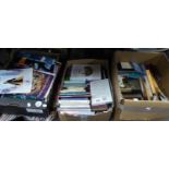 A QUANTITY OF THEATRE PROGRAMMES (2 BOXES), ALSO SUNDRY NON FICTION BOOKS, SUBJECTS TO INCLUDE;