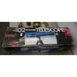 TASCO 402 POWER TELESCOPE, boxed