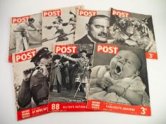 APPROXIMATELY 20 1930s/40s PICTURE POST MAGAZINES, a few other George VI coronation COMMEMORATIVE