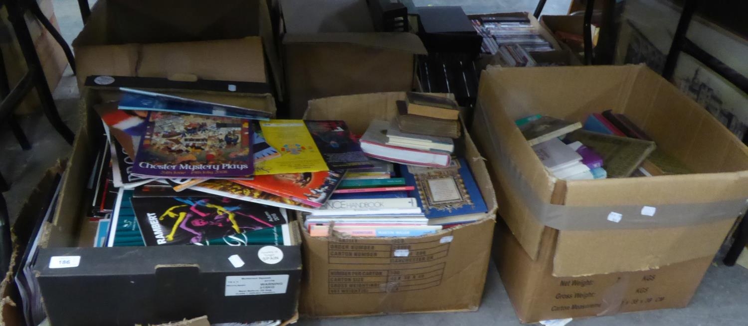 A QUANTITY OF THEATRE PROGRAMMES (2 BOXES), ALSO SUNDRY NON FICTION BOOKS, SUBJECTS TO INCLUDE; - Image 2 of 2