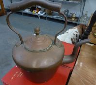 A VICTORIAN COPPER KETTLE