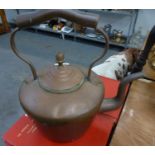 A VICTORIAN COPPER KETTLE