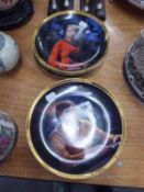 A SET OF EIGHT 'STAR TREK' 25TH ANNIVERSARY COLLECTORS PLATES