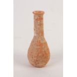 PROBABLY GRECO-ROMAN TERRACOTTA OINTMENT FLASK, 5 1/8? (13cm) high