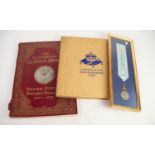 MARRIAGE OF CHARLES AND DIANA, COMMEMORATIVE SILK BOOKMARK AND CROWN COIN FRAMED TOGETHER, as