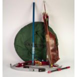 KUDOS ARCHERS RECURVE BOW, with  ACCESSORIES, including;  SELECTION OF ARROWS, balance pieces,