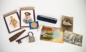 SMALL MIXED LOT OF COLLECTABLES, to include: TWO ?PUZZLES? PACKETS, ?AIR CHIEF MARSHALL SIR CYRIL