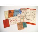 FIVE CIRCA 1920's MOTORISTS PLANS OF LONDON, produced by The Daily Sketch, Geographers Map Co Ltd.