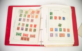 THE GREAT BRITAIN STAMP ALBUM SPANNING GV - QEII, both mint and used; in addition at the back, a