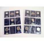 TWO 'CHANGE CHECKER' 2017 COMMEMORATIVE COIN SETS, each encapsulated and in display card, each set