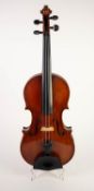 PRE-WAR ITALIAN VIOLIN LABELLED LUIGI SALSEDO-LIUTAI FECIT ITALIA ANO 1926, having two part 14 3/16"