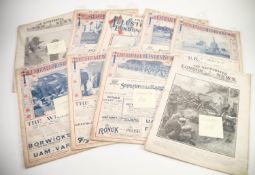 GOOD SELECTION OF ILLUSTRATED LONDON NEWS MAGAZINES, RELATING TO THE YEARS OF THE GREAT WAR,