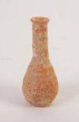 PROBABLY GRECO-ROMAN TERRACOTTA OINTMENT FLASK, 5 1/8? (13cm) high