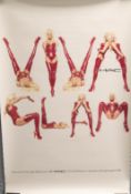 MAC ?VIVA GLAM? ADVERTSING POSTER, 39? x 26? (99cm x 66cm), rolled an in original tube