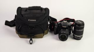 CANON EOS 450D DIGITAL SLR CAMERA with Canon 58MM ZOOM LENS EF-S  55-250mm 1:4 - 5.6 with image