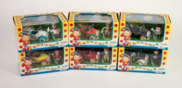 SIXED BOXED CORGI (Made in China) DIE CAST AND PLASTIC MODELS, 'Noddy in Toyland', 2001