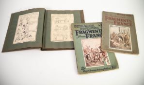 TWO EDITIONS OF ?THE BYSTANDER?S FRAGMENTS FROM FRANCE?, No3 & 4, together with a SCRAP BOOK