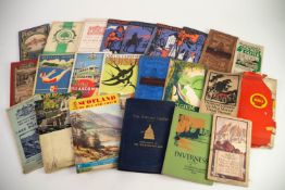 GOOD SELECTION OF VINTAGE CIRCA 1920's AND LATER MAINLY PRE-WAR MOTORING AND TOURING MAPS AND